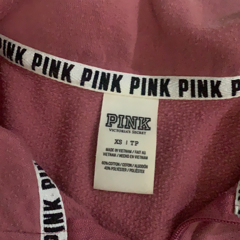 victoria secret pink quarter zip - Picture 2 of 2